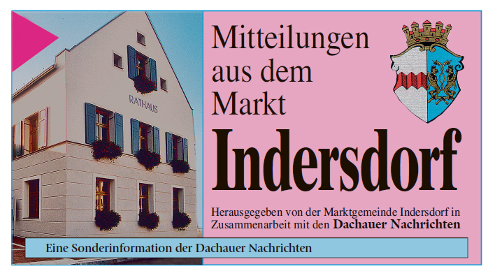 Mitteilungsblatt des Marktes Markt Indersdorf vom 01. Juni 2023 ist online