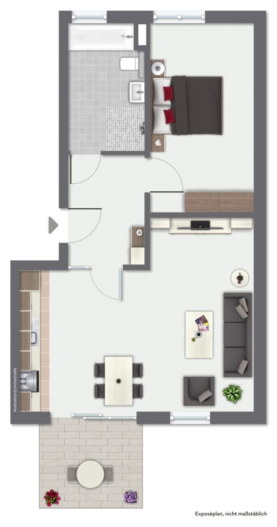 Grundriss Wohnung 11-1