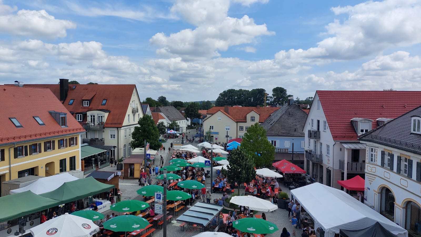 Marktfest von oben